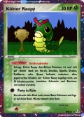 Klner Raupy aus dem Set Carddex Promo