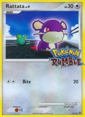 Rattfratz aus dem Set Pokémon Rumble