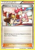 Pokémon-Center-Dame aus dem Set XY Flammenmeer